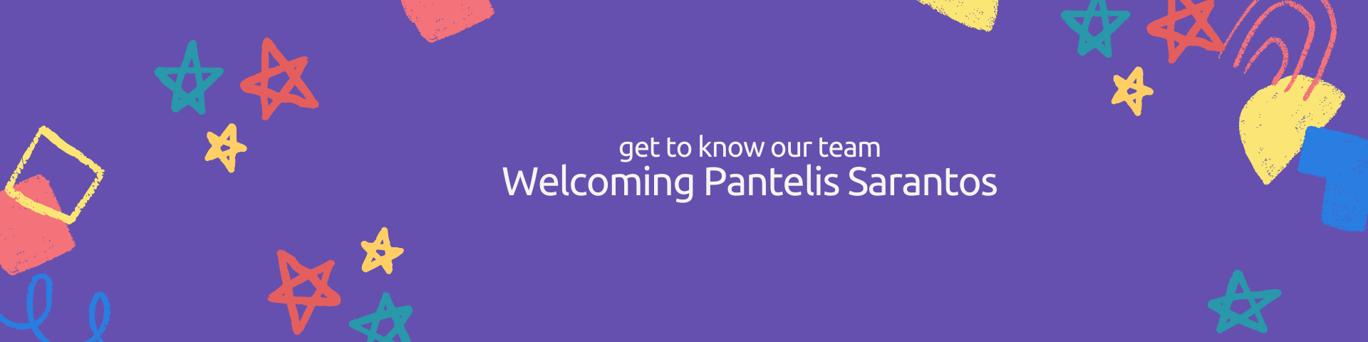 Welcoming Pantelis Sarantos: five questions to know him better