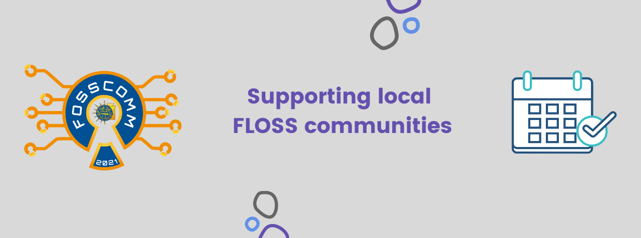 Supporting FOSSCOMM 2021 with open source digital infra